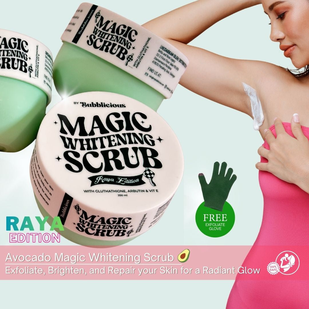 Magic Whitening Scrub (Limited Avocado Raya Edition available)